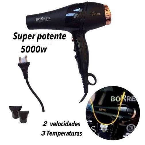 Secador de Cabelo Profissional 5000w BR-2017 Fashion 110v Envio Imediato Produto Mais Vendido