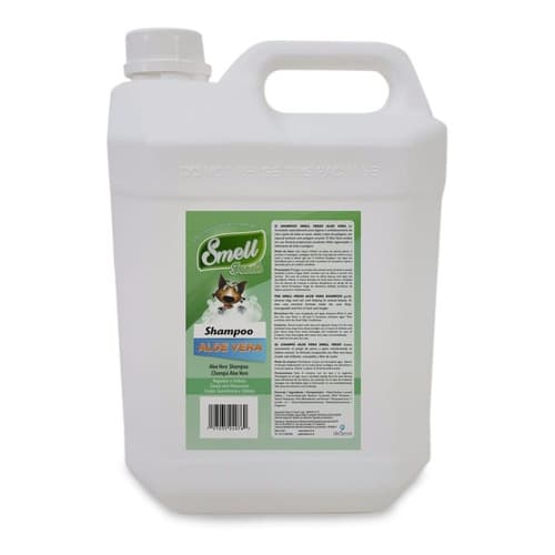 Shampoo Aloe Vera 5l Smell Fresh Cães E Gatos - Para Banho e Tosa - Pode Diluir