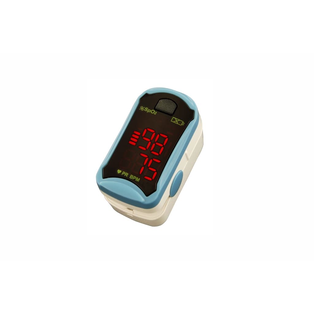 Oximetro De Pulso Portatil De Dedo Pulso Led Completo
