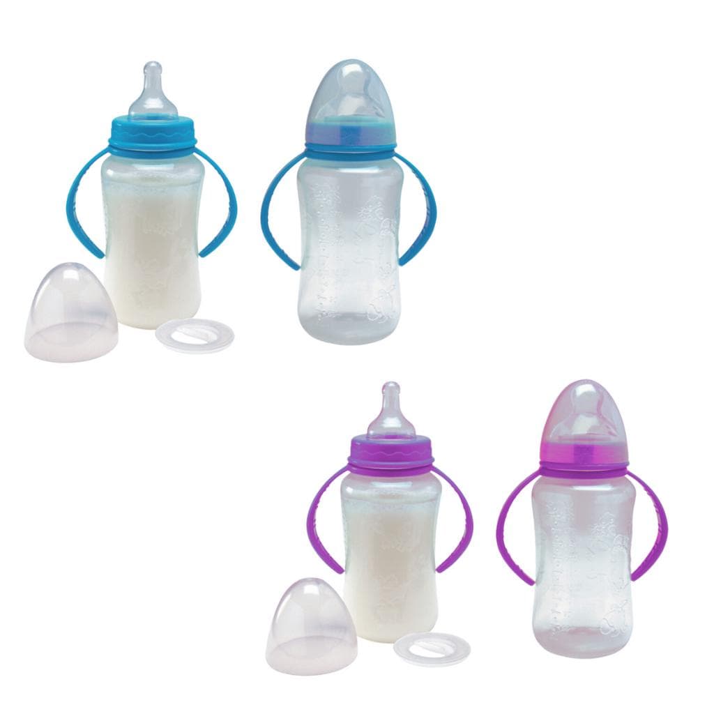 Mamadeira gorduchinha 330ml c/ alça orto ou redondo - 4594
