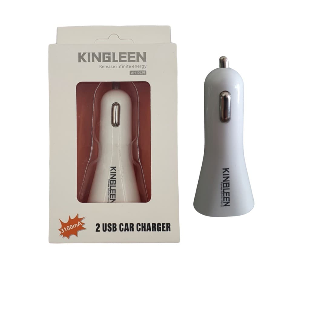 Carregador Veicular Rápido Com 2 Usb Carregador para Carro Kingleen Atacado