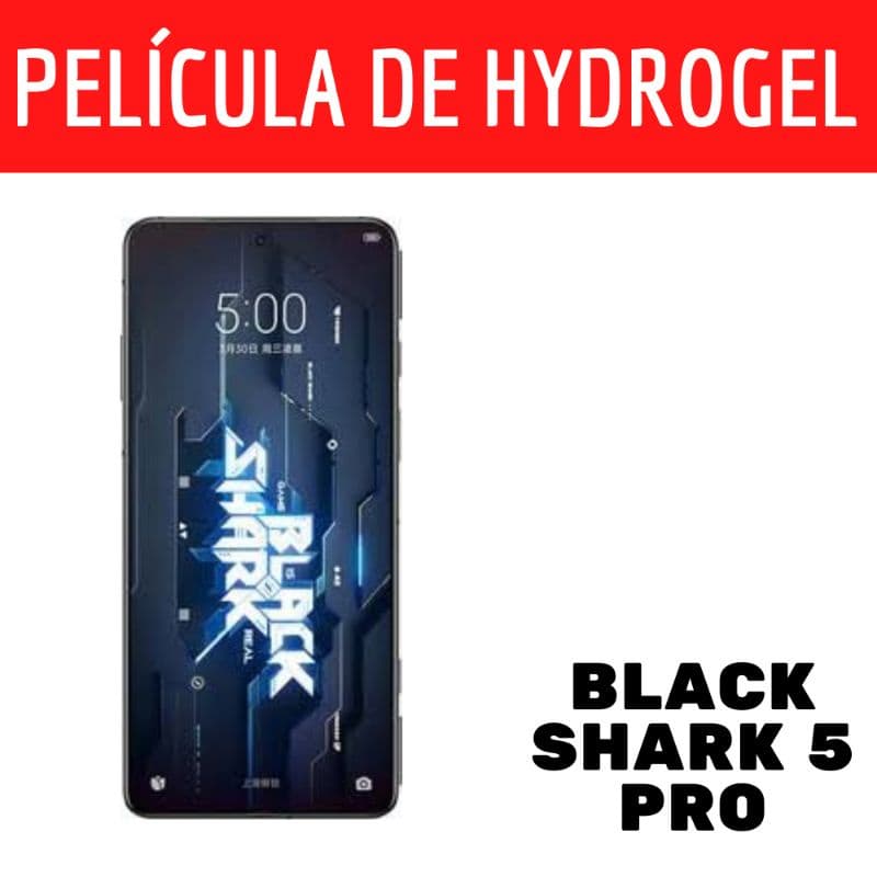 Película Hydrogel Black Shark 5 Pro Smartphone Celular Anti Impacto Premium xiaomi