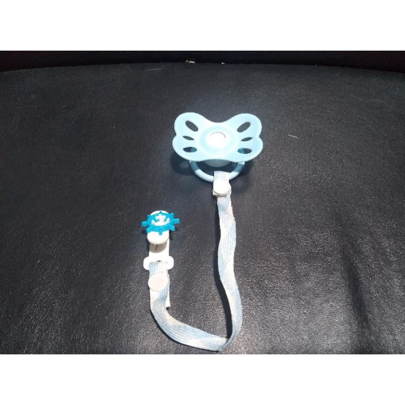 Chupeta com imã Azul + Prendedor - para Bebê Reborn, Linda na promoção