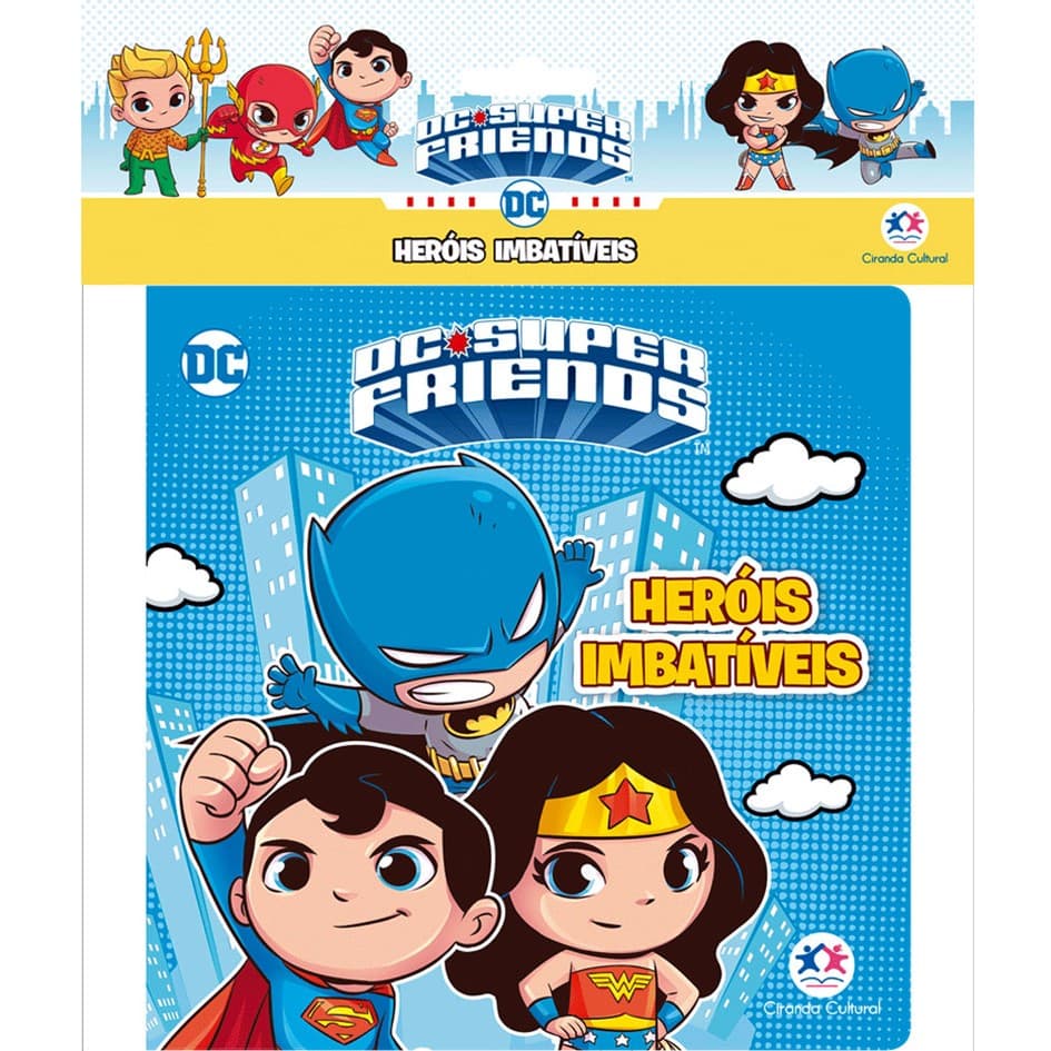 Livro de Banho Lic. - DC Super Friends: Heróis imbatíveis
