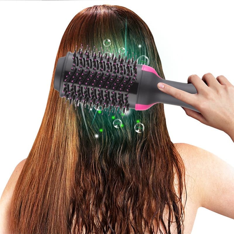 3 em 1 uma etapa secador de cabelo profissional escova de ar quente estilo de cabelo feminino ferramenta alisador de cab