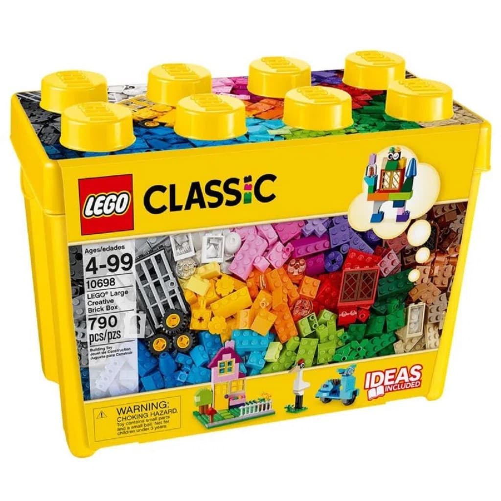 LEGO Classic Caixa Grande 790 Peças Criativas Sortidas Brinquedo de Montar Original 10698