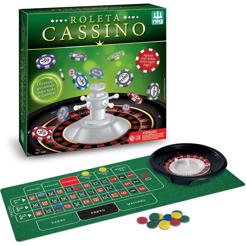 Jogo De Cassino Roleta Completo Diversao Para Toda A Familia Nig Brinquedos
