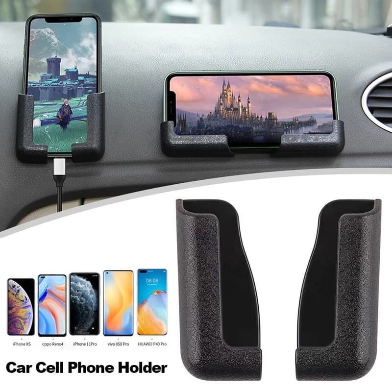 Suporte Universal De Celular Para Carro De Telefone Exibição GPS Multifuncional Largura Ajustável Acessórios Interiores