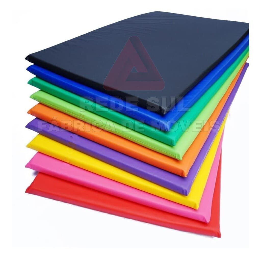 Kit 10 Colchonete 100 X 60 X 4 - D28 - Academia Musculacao Ginastica Treino Abdominal