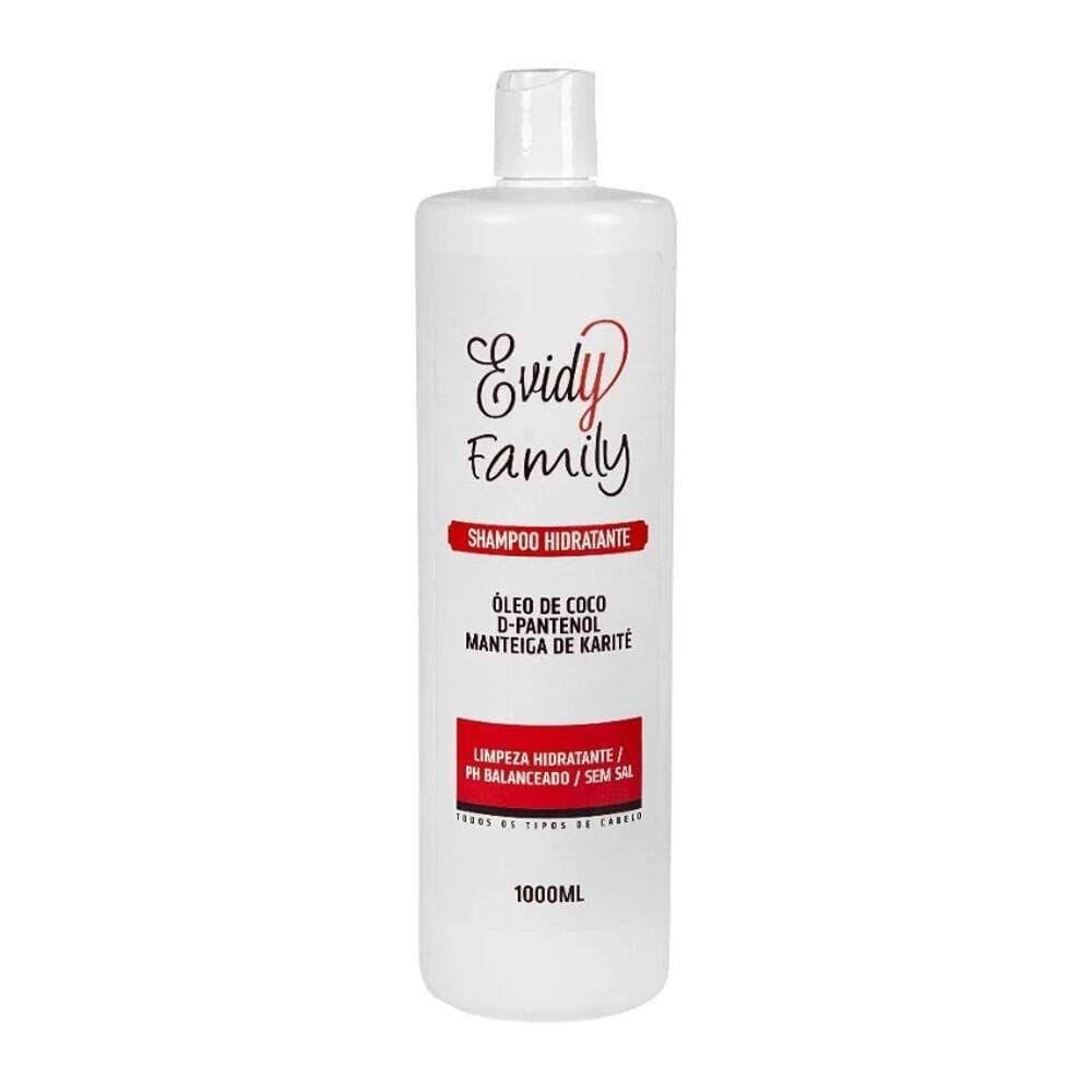 Shampoo Hidratante Evidy Family 1L