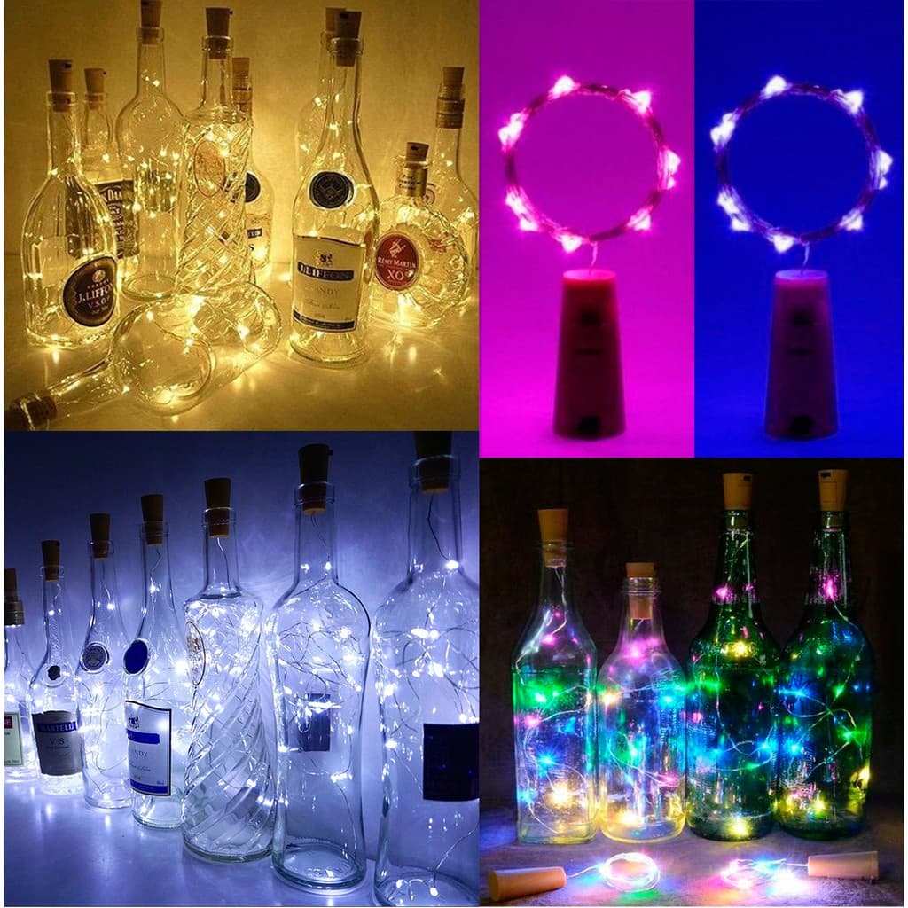 Fio de Fada Rolha Led a pilha Luminária Para Decoração De Festas Decoração sala