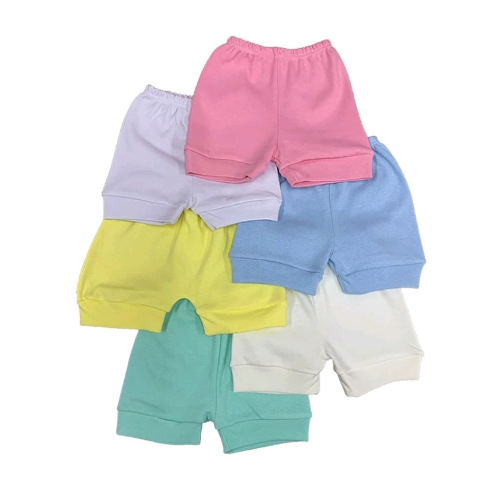 Short Bebê Tapa Fralda 100% Algodão Suedine Antialérgico Menino Menina Promoção Barato