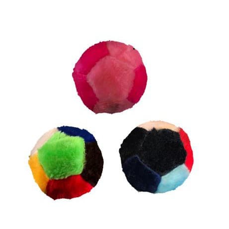 Bolinha Pet Brinquedo De Cachorro/gato Bola De Pelúcia Para Morder