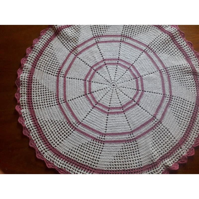 tapete grande de crochê com barbante número 6 .Tapete grande redondo de crochê  Promoção 2 cores envio rápido. Lindo tapete de crochê para sala ou quarto redondo 1 metro promoção envio imediato