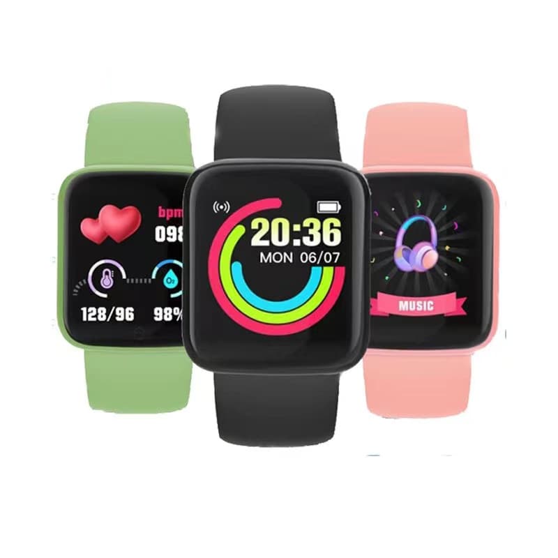 Smartwatch Relógio Inteligente Relógio Com Monitor Cardíaco Bluetooth USB