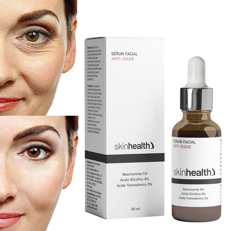 Sérum Facial Anti-Idade Antienvelhecimento Skinhelath 30ml
