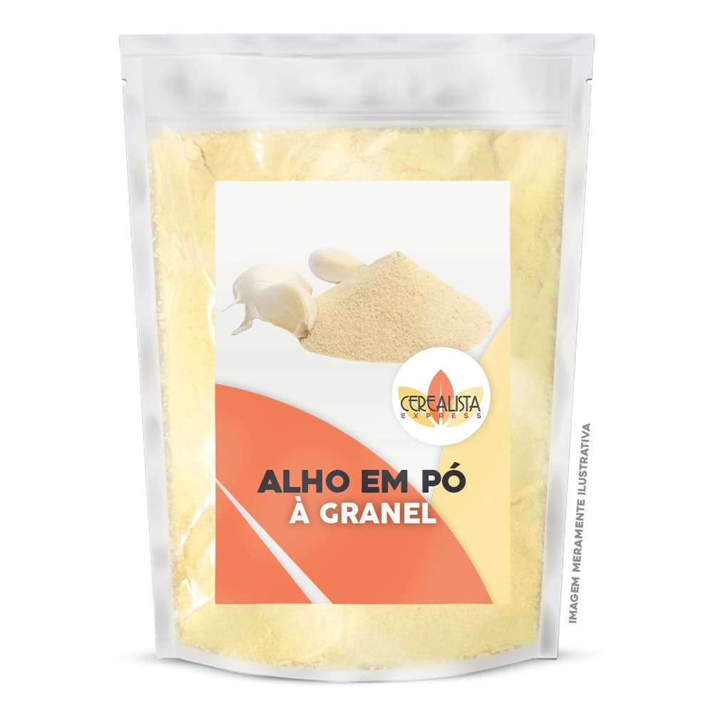 Alho Desidratado Em Pó Puro a Granel Fruta Desidratada Snack Saudável