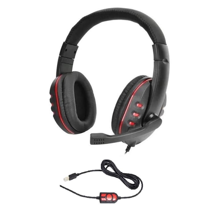 Fone De Ouvido Headset Gamer USB Pc Ps4 Ps3 Notebook Knup
