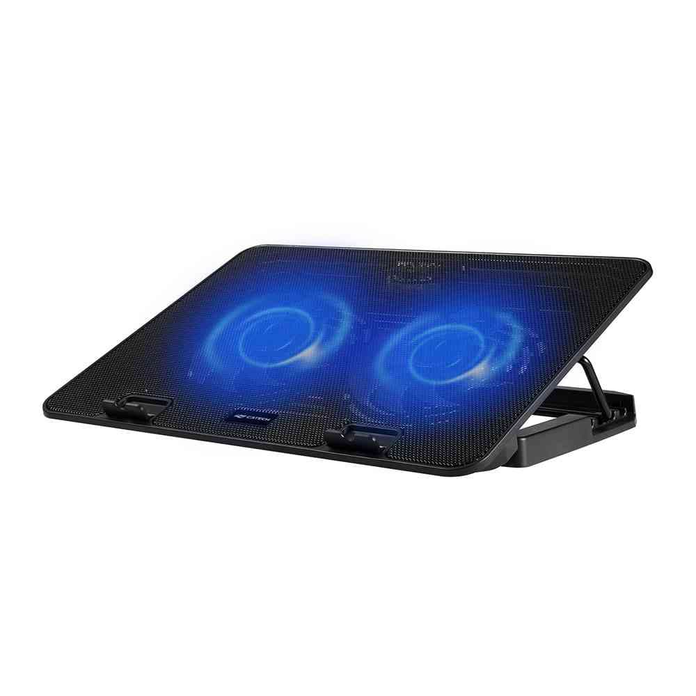 Suporte para Notebook até 15,6" Base Gamer Refrigerada com Regulagem de Altura C3 Tech Ergonômica com Led