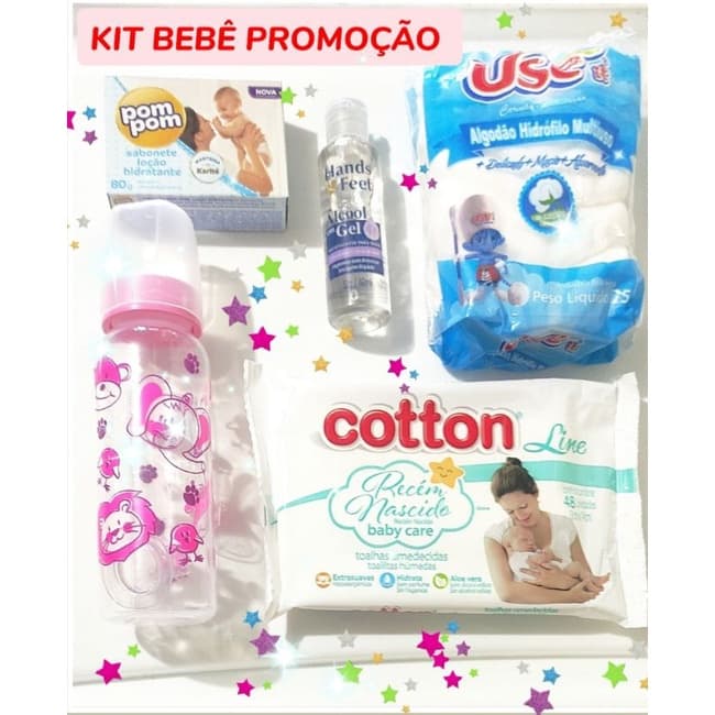 Sabonete de bebê pompom mamadeira resistente lenço umedecido recém nascido kit bebê de bolso chá de bebê fralda