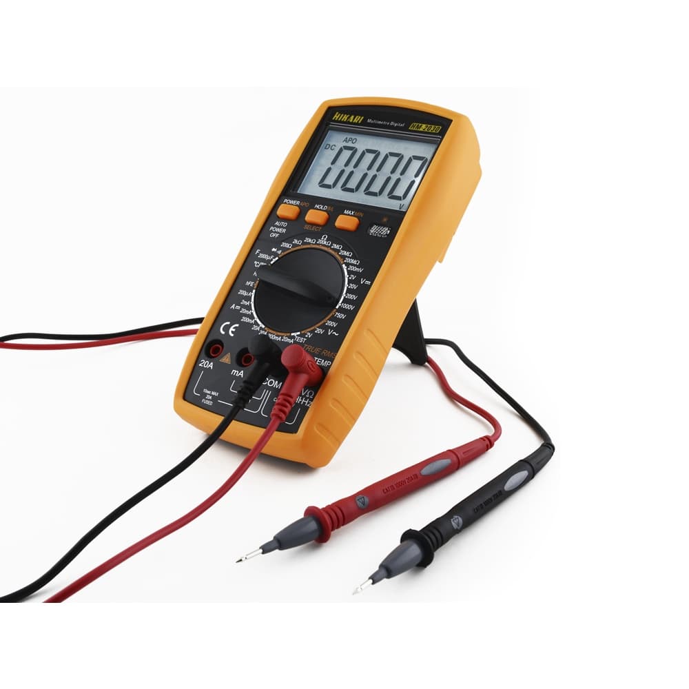 Multimetro Digital Profissional c/ Termopar K Hikari HM-2030 Capacitância, Frequência, Temperatura