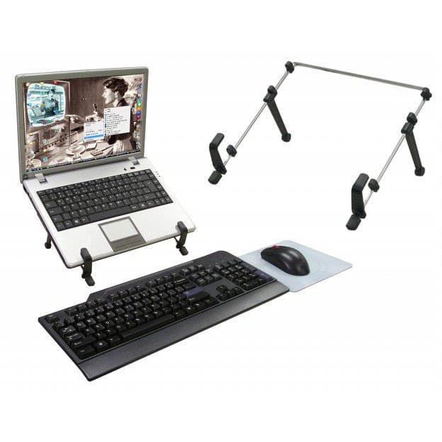 NT MULTI Suporte Desmontável para Laptop com Ajuste de Altura Suporte Para Notebook/netbook/laptop Nt Multi Multivisao, Suporte Para Notebook/netbook/laptop Nt Multi, Suporte De Mesa Para Laptop - Regulagem De Altura, Estrutura
