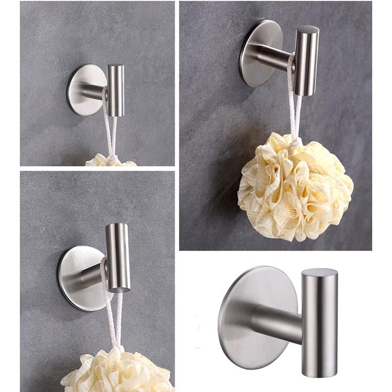 Gancho Suporte De Parede Aço Inoxidável Para Banheiro Cozinha Multiuso LR-0048