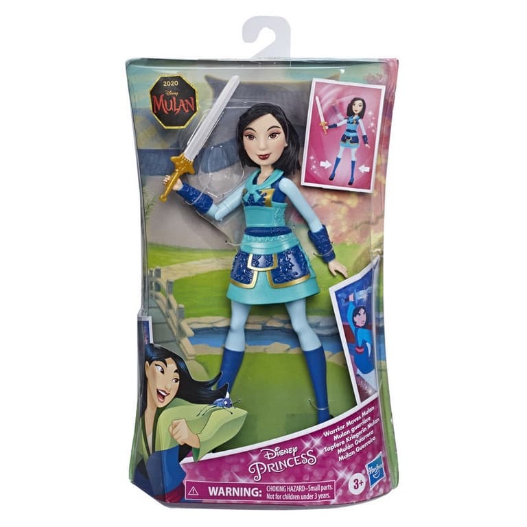 Boneca Articulada - 30 Cm - Princesas Disney - Mulan - A Guerreira - Hasbro