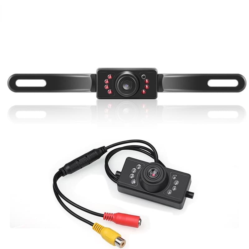 Câmera De Visão Traseira Do Carro LED HD 170 Graus Câmeras De Vídeo Veículo Backup Reversa Noturna Auto Universal Acessó