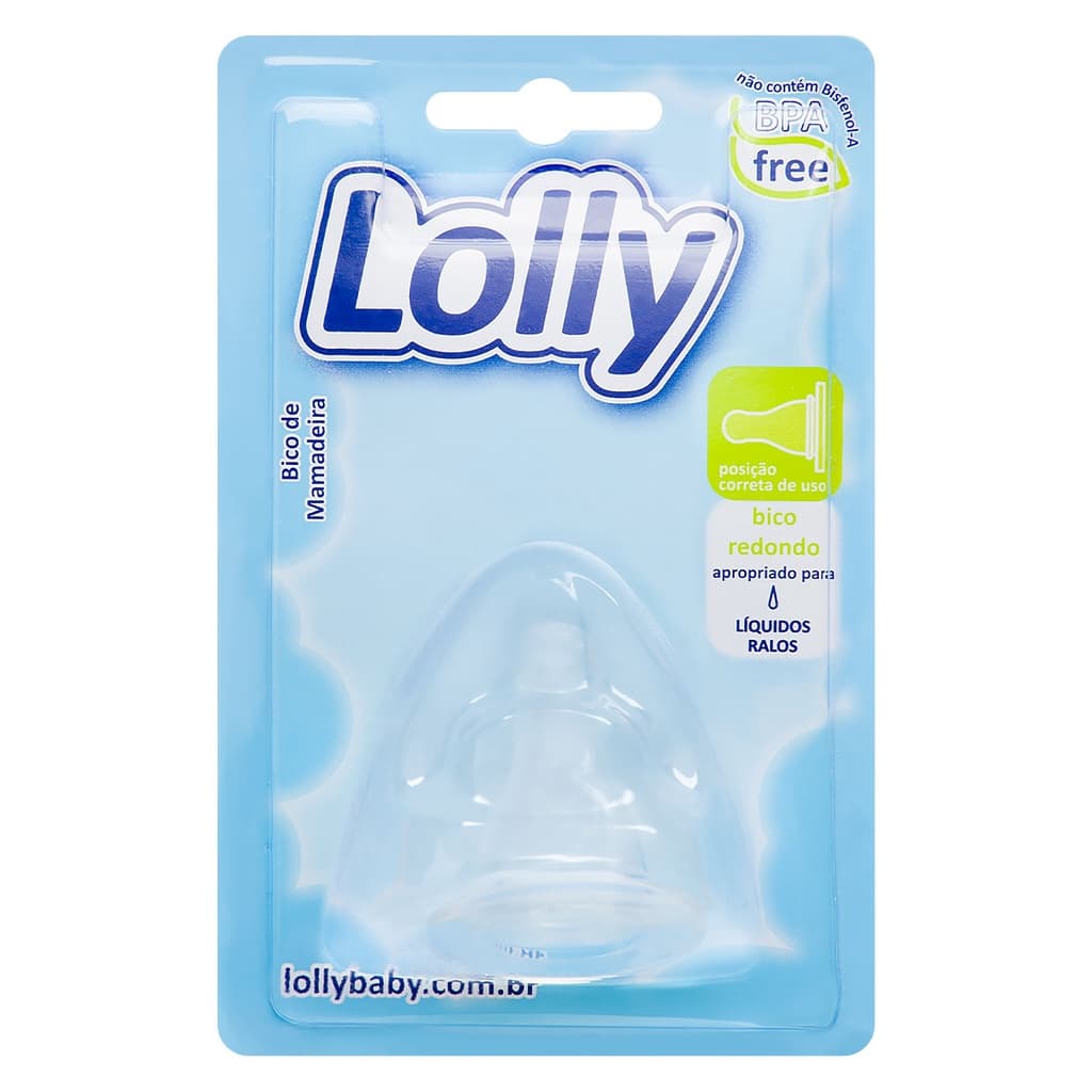 Bico Mamadeira Silicone R Lolly Blister