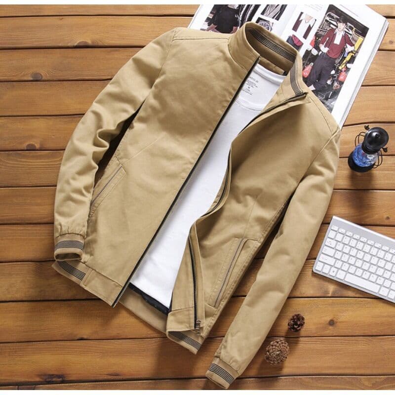 Jaqueta Bomber masculina Moda casual slim Casacos