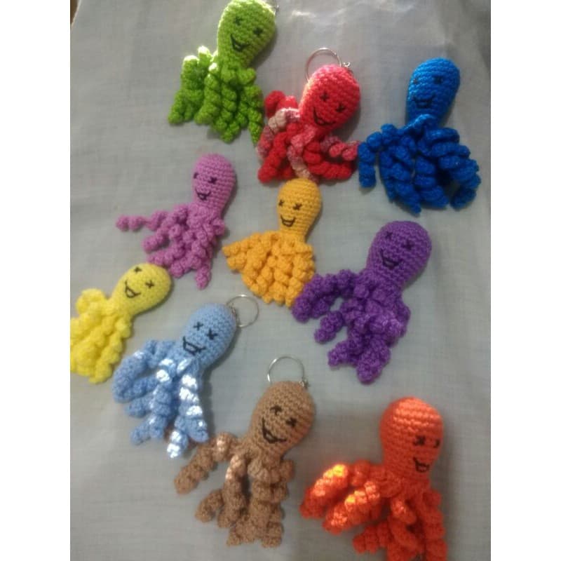 Kit 2 (dois) Polvinhos crochê amigurumi