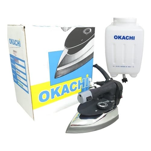 Ferro Passar A Vapor Industrial Okachi 1200 Watts + Sapata