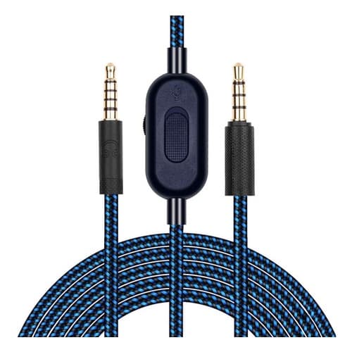 Cabo Controlador 3.5mm Headset Logitech G433 G233 Gpro X