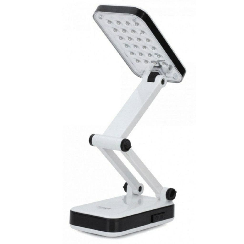Luminária de Led Abajur 24 leds Articulável Recarregável para Leitura Quarto Escritório Sala