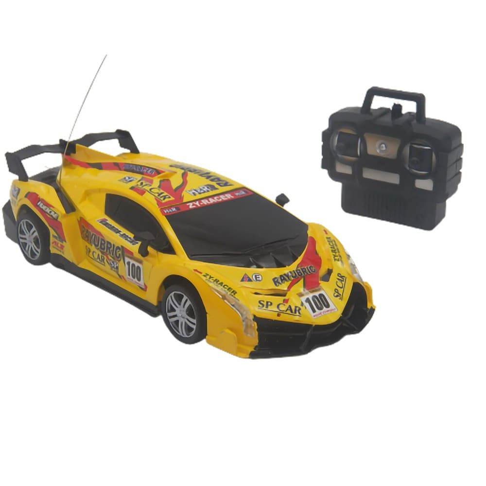 Carrinho Controle Remoto 7 Funções Lamborghini Monte Carlo - Art Brink Amarelo