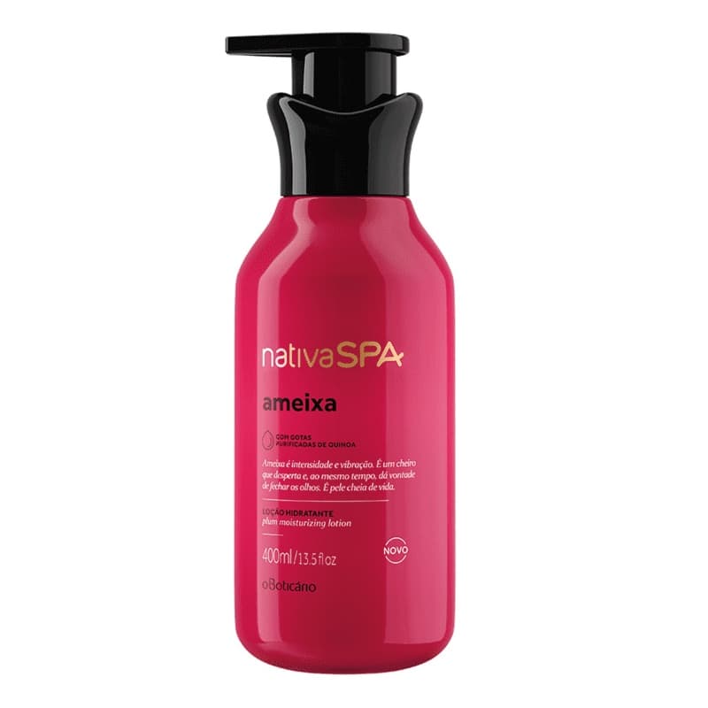 Loção Hidratante Corporal O Boticário Nativa SPA Ameixa 400ml