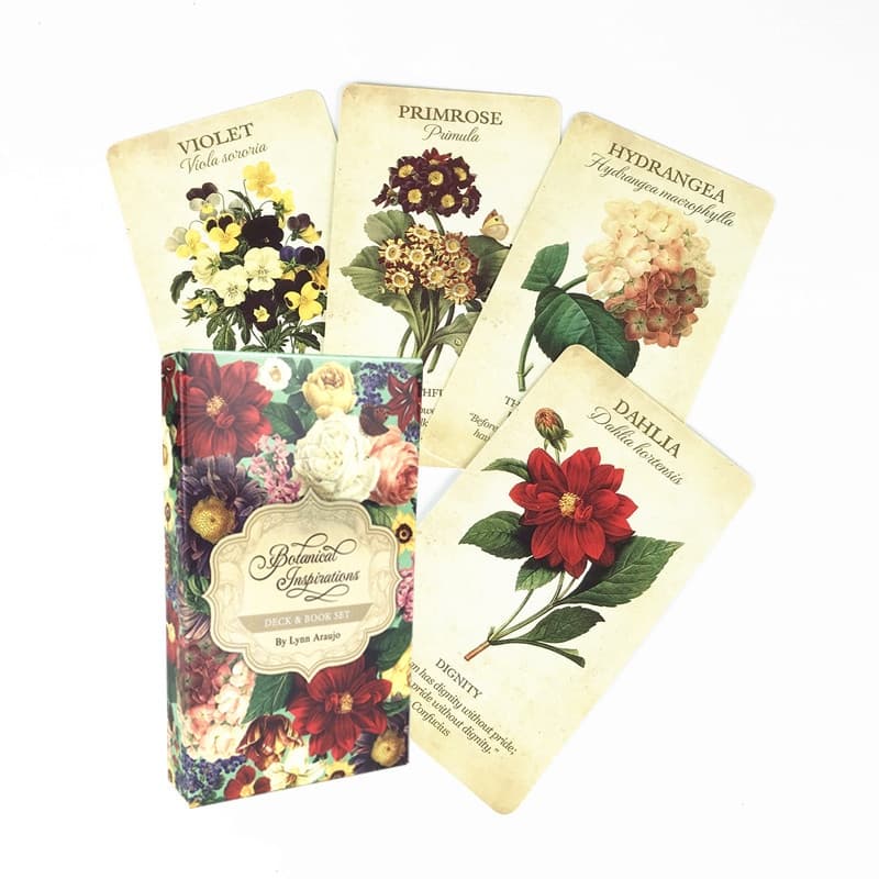Botânicas Inspiração/Cartas Divertidas Para Festa/Feriado Na Família/Jogos De/Tarot