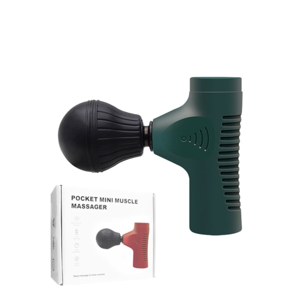 Pistola Massageadora Elétrica Com 3 Velocidades Para Relaxamento Muscular E Alívio Da Dor - massagem