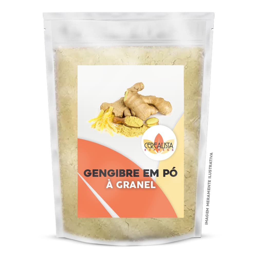 Gengibre Em Pó Puro a Granel Condimento Culinário Tempero Natural