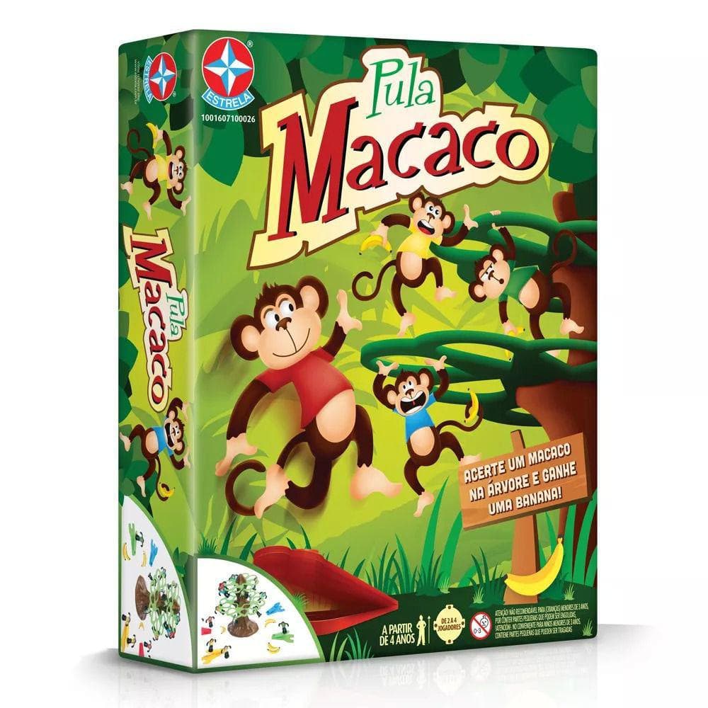 Jogo De Tabuleiro Clássico Pula Macaco Original Estrela Para Familia Jogos De Mesa
