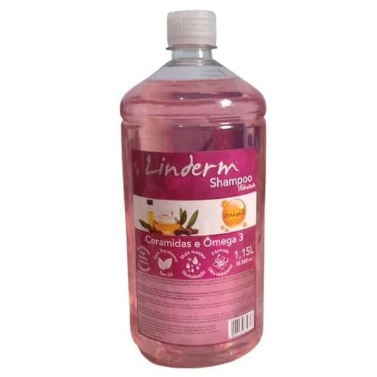 Shampoo Hidratante Cerâmidas e Ômega 3 - 1 Litro Linderm Promoção