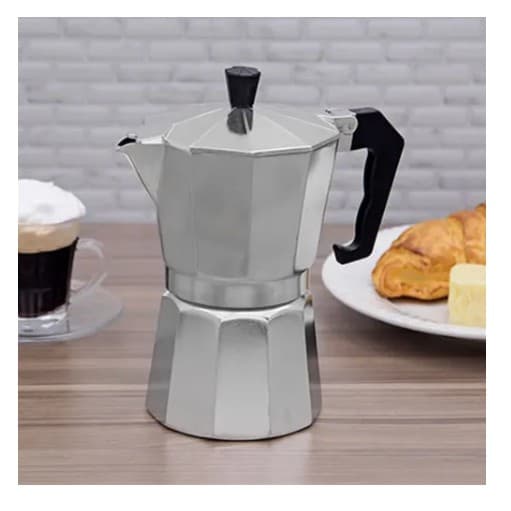 Cafeteira Italiana Alumínio Especial Expresso Faz 06 Xícaras