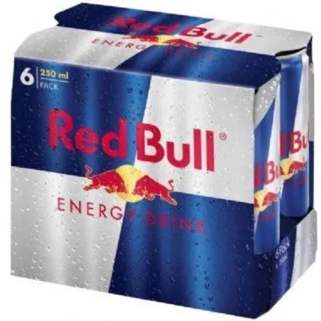 Kit 6 Energético Redbull lata 250 ml