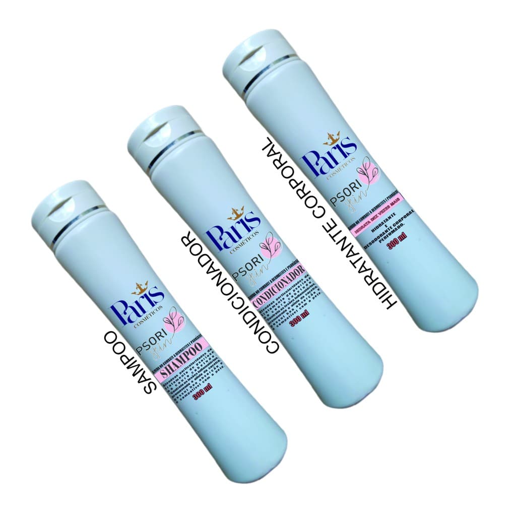 Kit Tratamento para Psoríase e dermatite Hidratante para Psoríase, Shampoo para Psoríase, Condicionador para Psoríase .