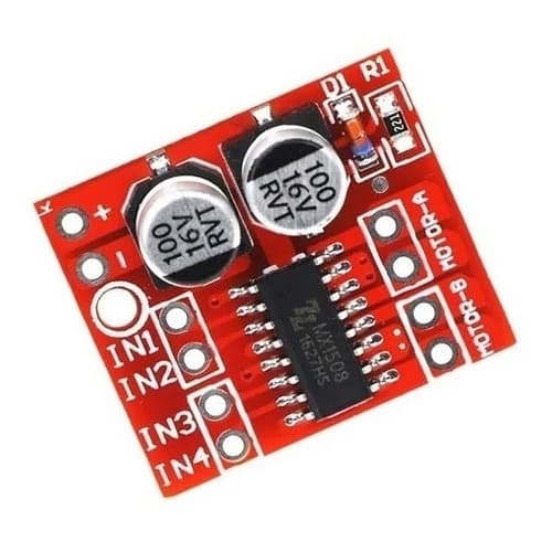Mini Ponte H L298n 2 Canais Motor De Passo