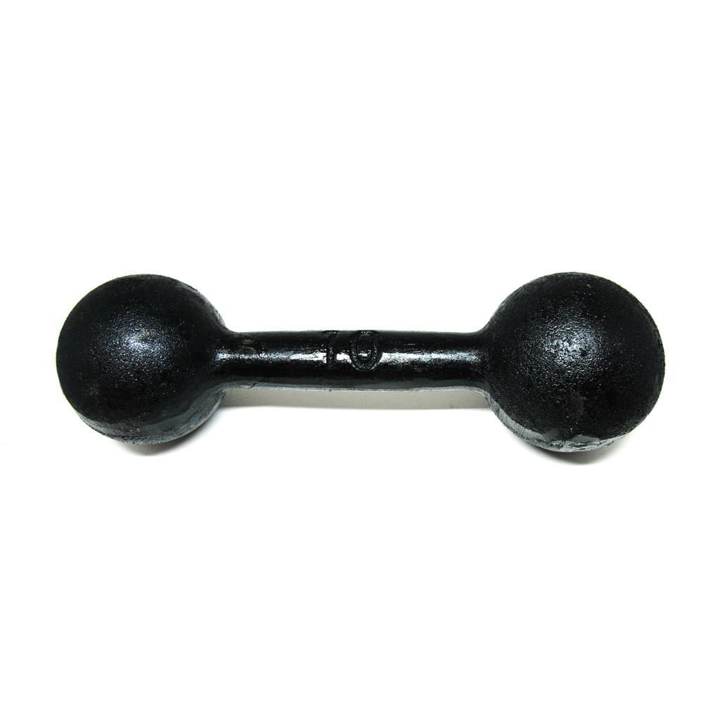 Halter Bola Pintado 10Kgs Musculação Academia Em Casa