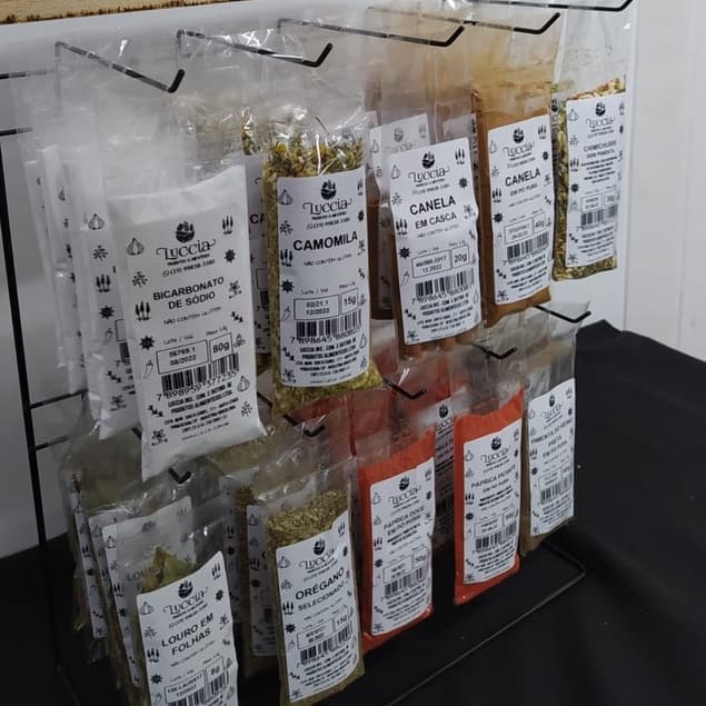 Ervas, Especiarias e Chás - 8g a 50g - Alecrim, Camomila, Canela em Casca, Erva Doce, Hortelã, Hibisco.