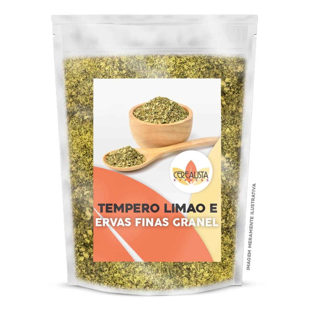 Tempero Limão E Ervas Finas Puro Condimento Culinário Tempero Natural