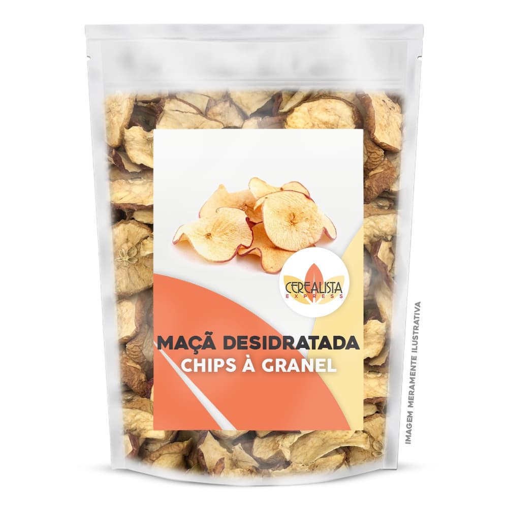 Chips De Maça Desidratada Premium Chips Snack Saudável